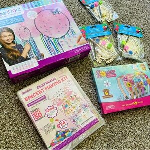 DIY Craft Kits for Kids - Jewelry making, painting, headbands, dream catchers